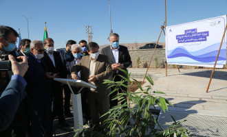 افتتاح پروژه انتقال آب از تصفیه‌خانه شهرستان گرمسار به منطقه ویژه اقتصادی گرمسار - ۳ اسفند ۱۳۹۹
